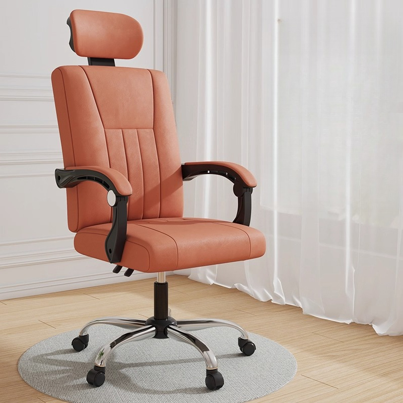 Office Tech Design - ホームスイベルオフィスチェア 快適な長時間座り心地 軽量ゲーマーチェア モダンなレイジーチェア 寝室用デザイン家具