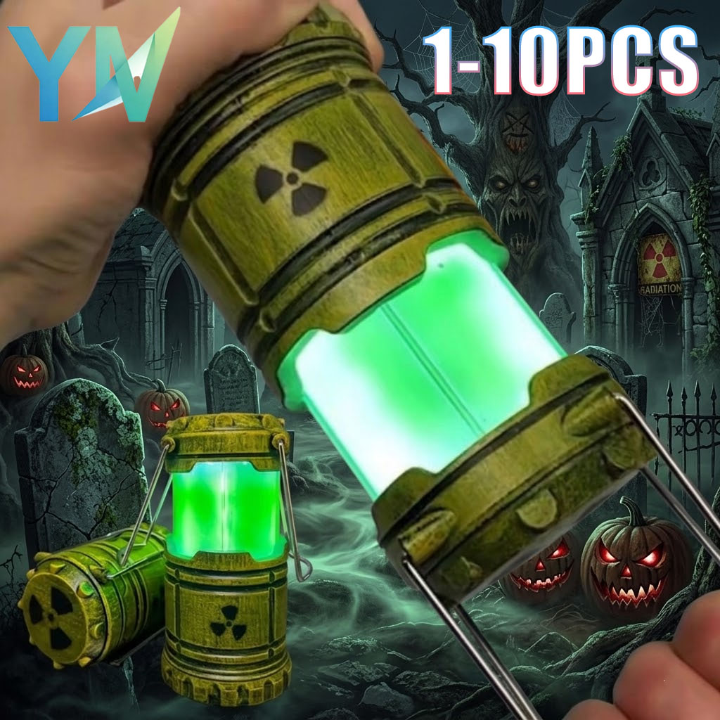 Office Tech Decor - 1-10個入り ミニ原子光ランタン ハロウィン キャンプ 自宅 オフィス