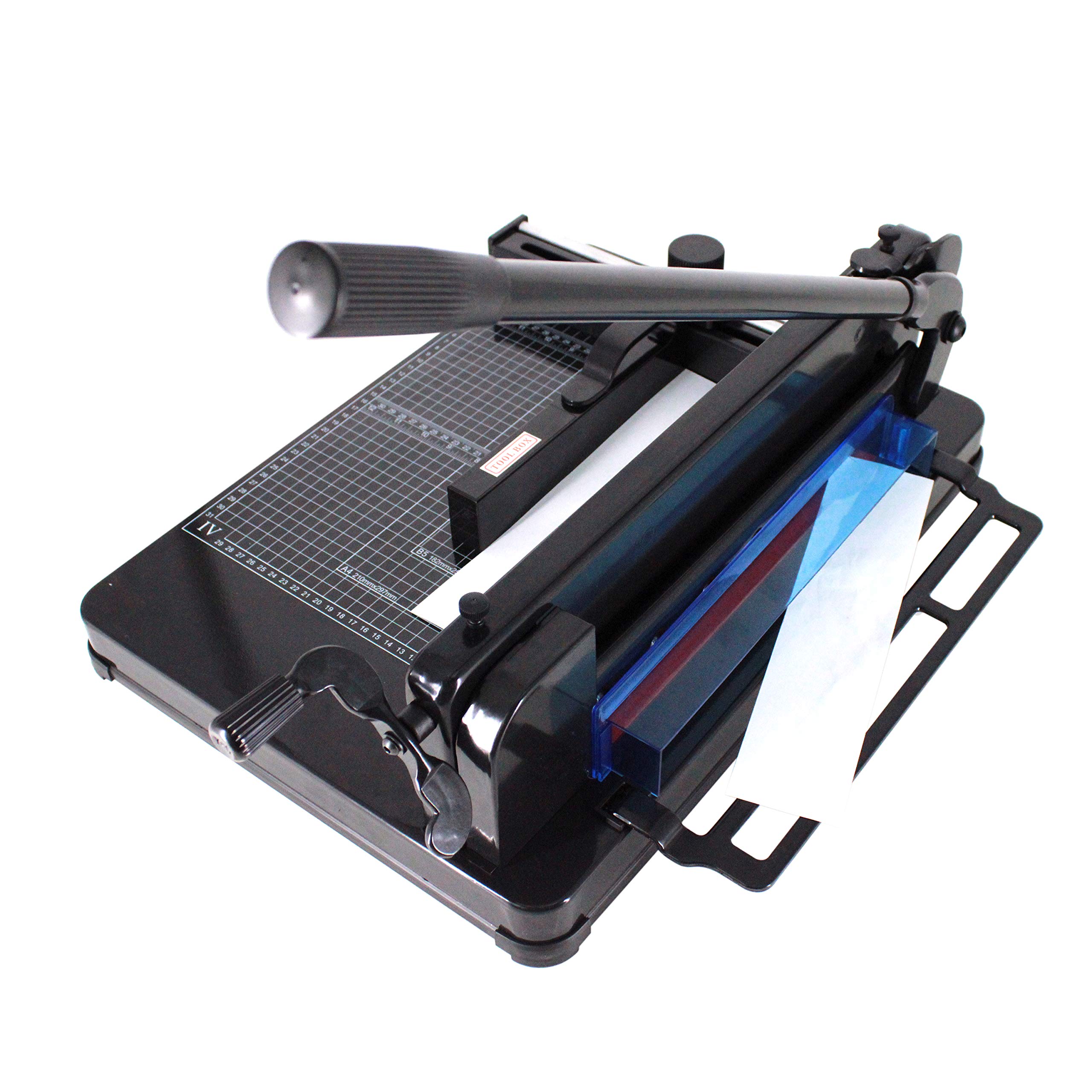 Paper Cutting Guillotine - 手動式ヘビーデューティーペーパーカッター 12インチ ギロチンペーパーカッター 400枚裁断 858 A4ペーパートリマー