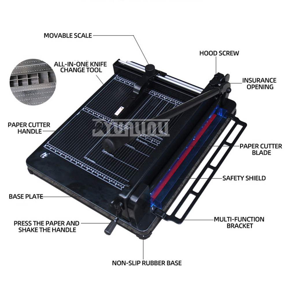 858A3+ 手動ペーパーカッターマシン 315mm A3用 - Paper Cutting Guillotine のレビューと価格