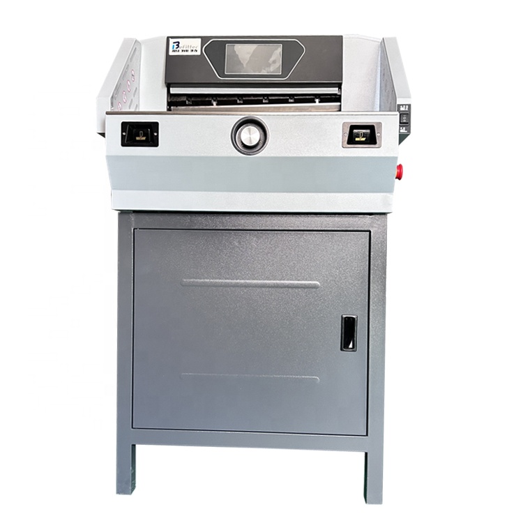 紙自動カッター切断機E490T工場価格電動卓上ギロチン紙カッ - Paper Cutting Guillotine のレビューと価格