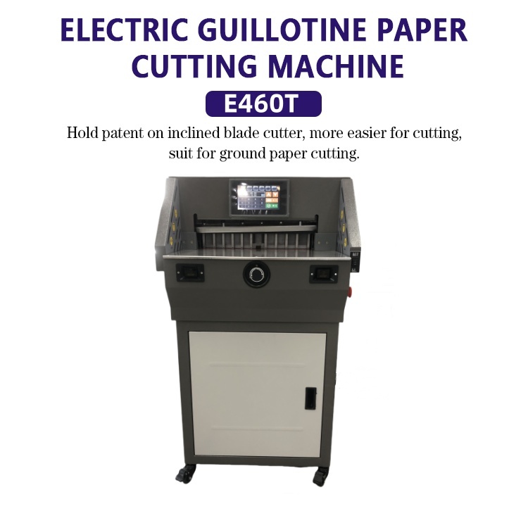 紙自動カッター切断機E490T工場価格電動卓上ギロチン紙カッ - Paper Cutting Guillotine のレビューと価格