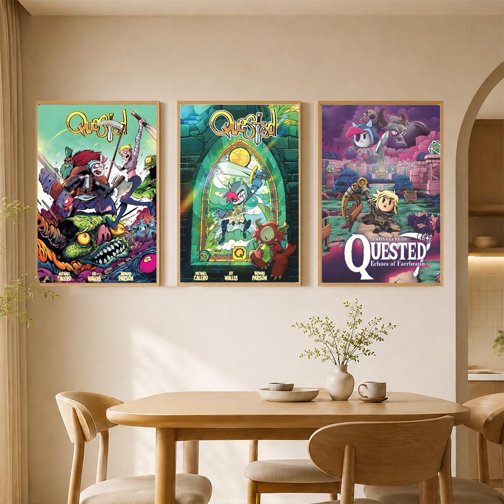 ブランドクエスティッドポスターグラフィックウォールアートポス - Office Quest のレビューと価格