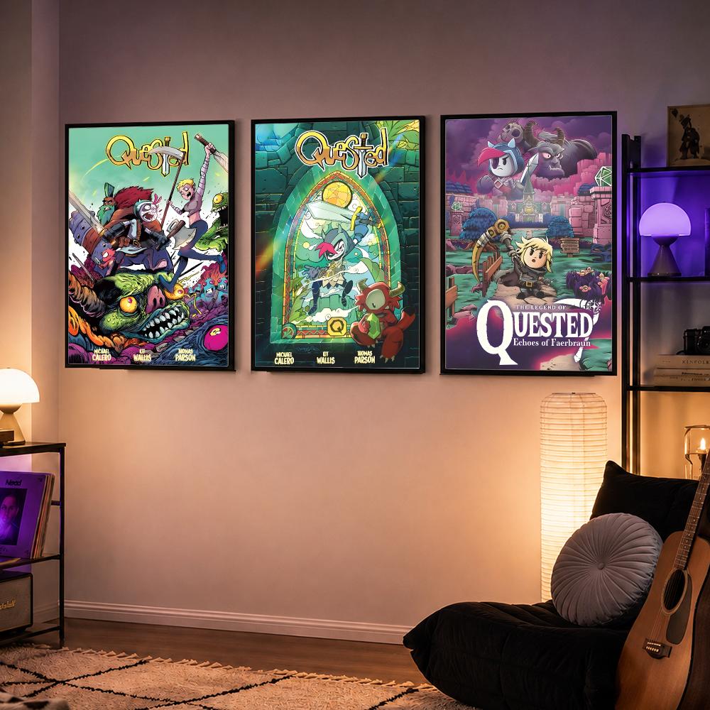 ブランドクエスティッドポスターグラフィックウォールアートポス - Office Quest のレビューと価格
