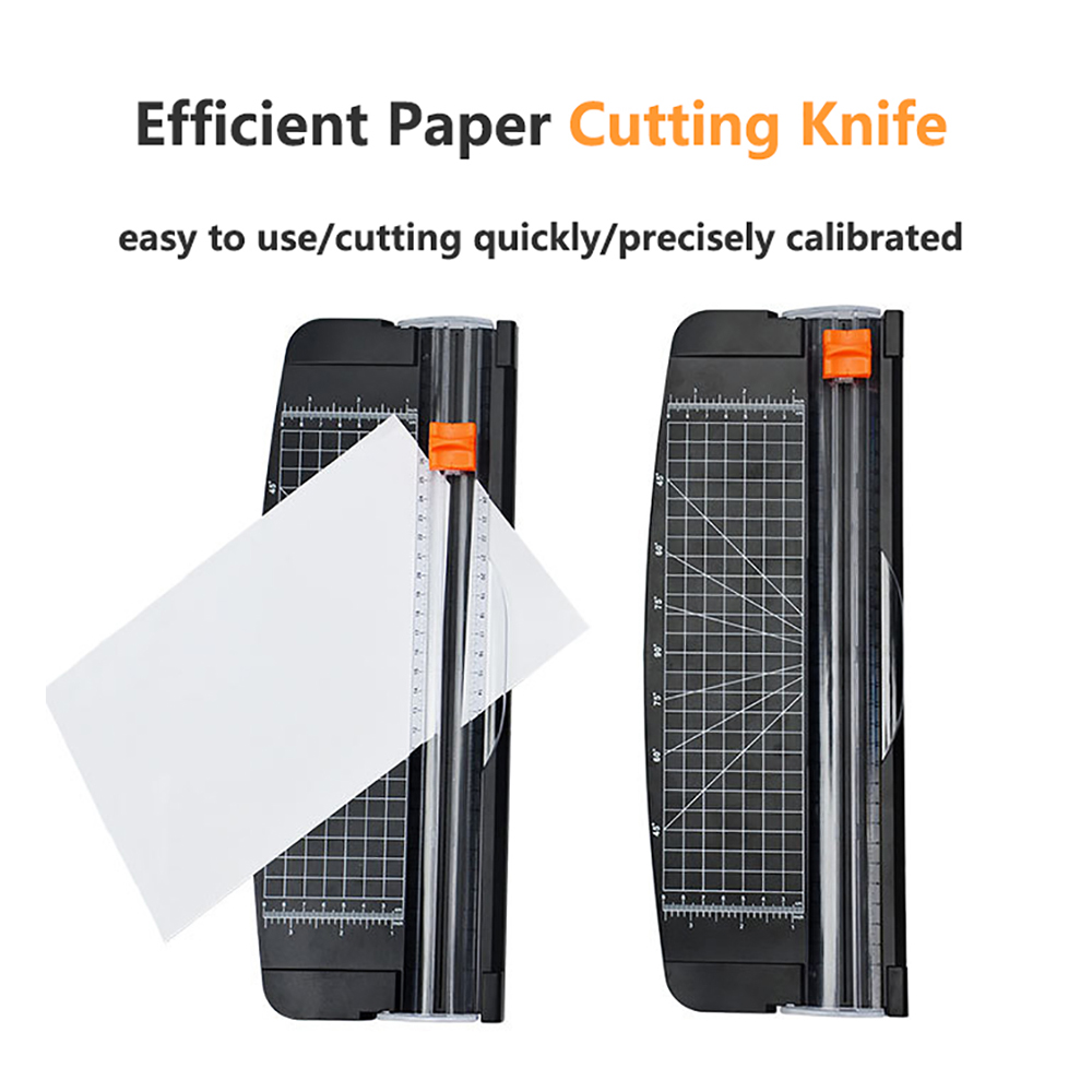 A4 A5 ミニ黒色ギロチンペーパーカッター 自動安全ガード - Paper Cutting Guillotine のレビューと価格