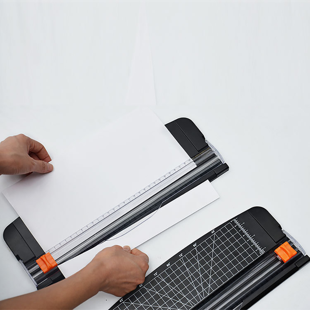 A4 A5 ミニ黒色ギロチンペーパーカッター 自動安全ガード - Paper Cutting Guillotine のレビューと価格