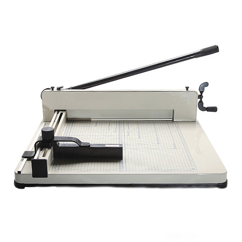 工場用紙裁断機 A3 858 手動A3ギロチン式ヘビーデュー - Paper Cutting Guillotine のレビューと価格
