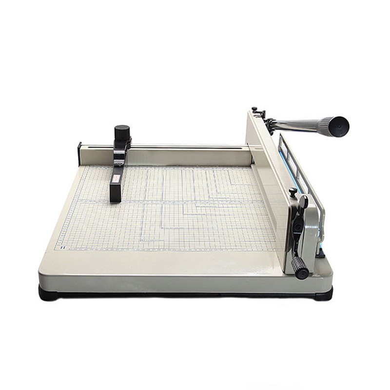 工場用紙裁断機 A3 858 手動A3ギロチン式ヘビーデュー - Paper Cutting Guillotine のレビューと価格