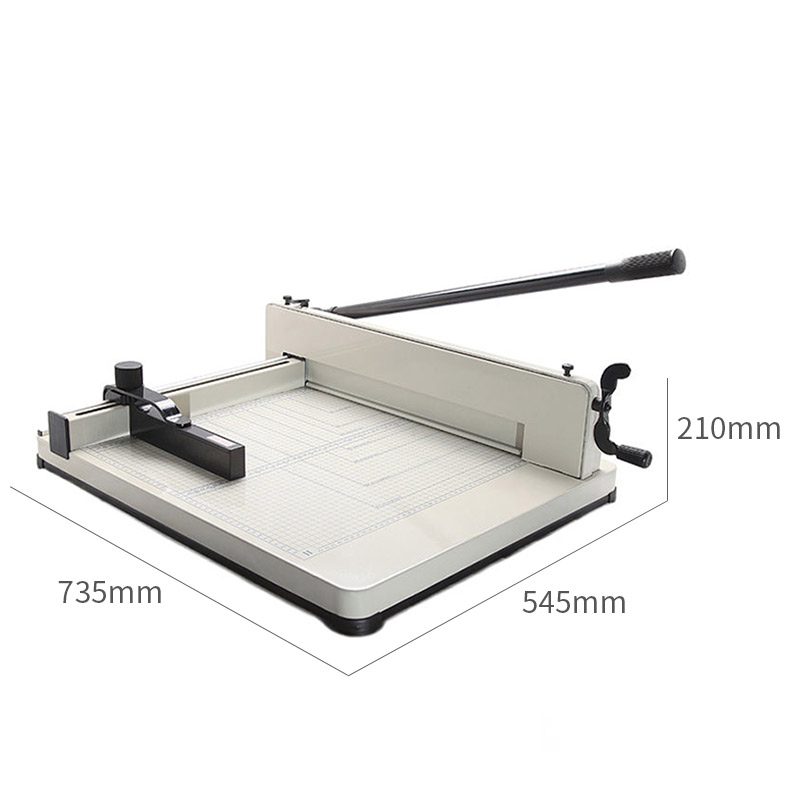 工場用紙裁断機 A3 858 手動A3ギロチン式ヘビーデュー - Paper Cutting Guillotine のレビューと価格