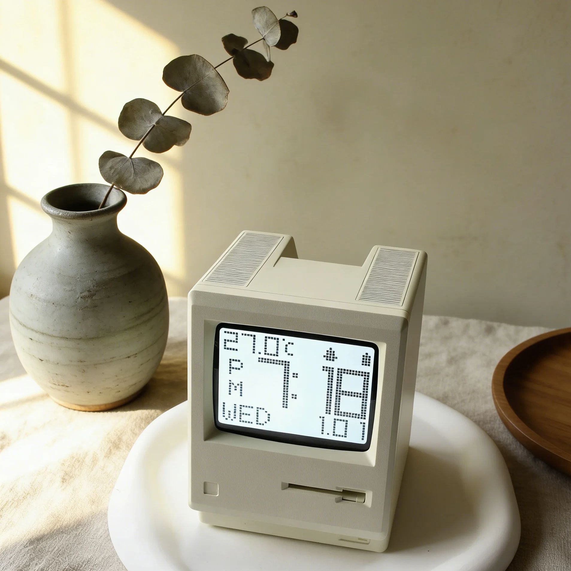 レトロなノスタルジックなマックロック目覚まし時計、ヴィンテー - Office Tech Decor のレビューと価格