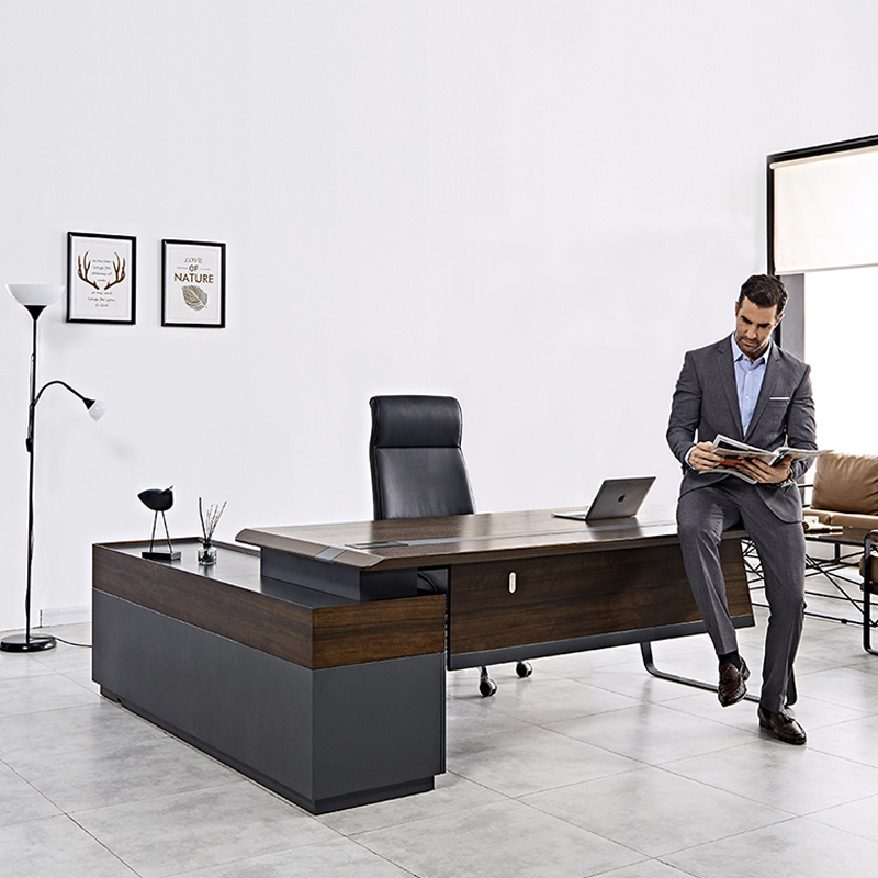 モダンな高級木製オフィスデスクワークステーションテーブルデザ - Office Tech Design のレビューと価格