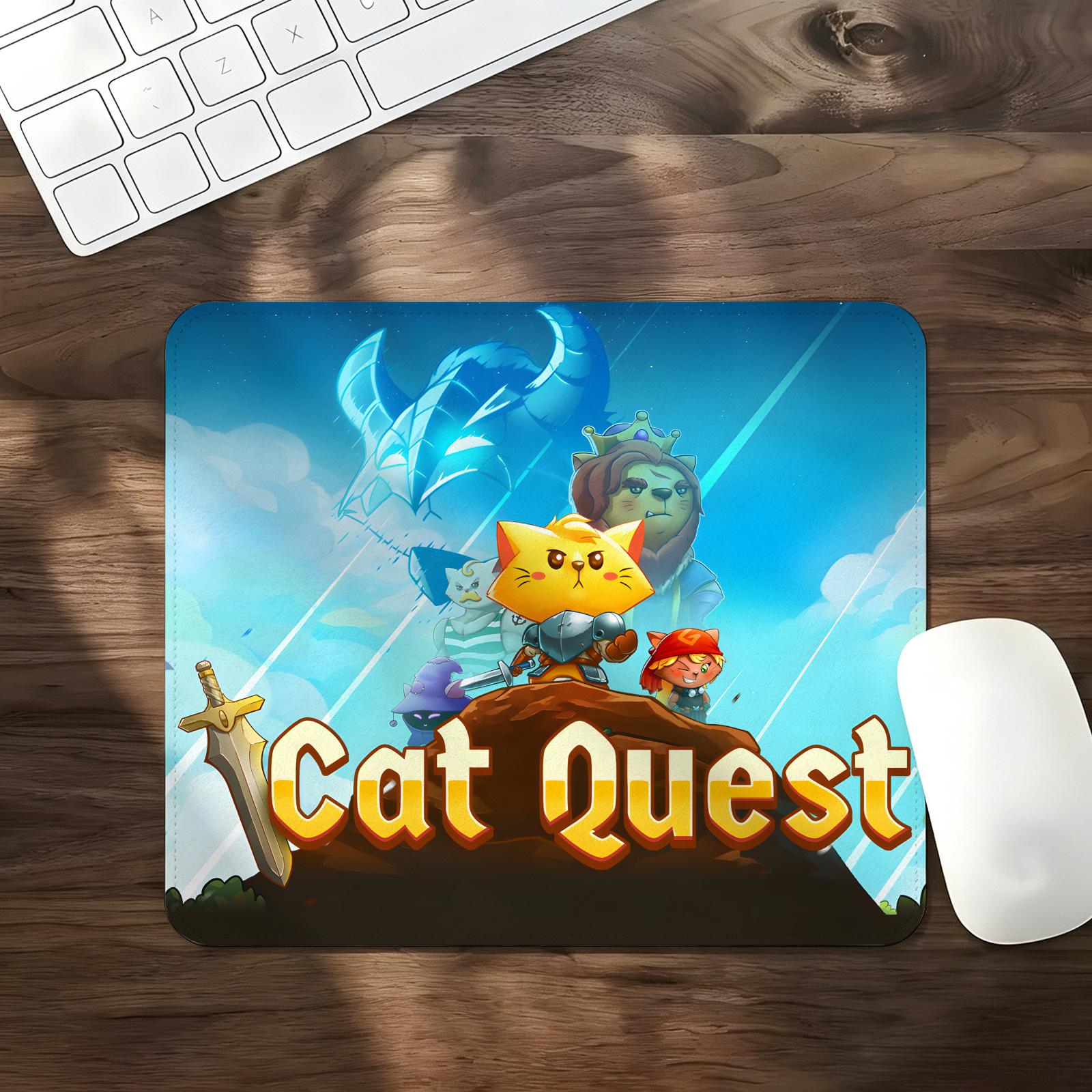 Cat Quest マウスパッド 通常のゲーミングマウスパッ - Office Quest のレビューと価格
