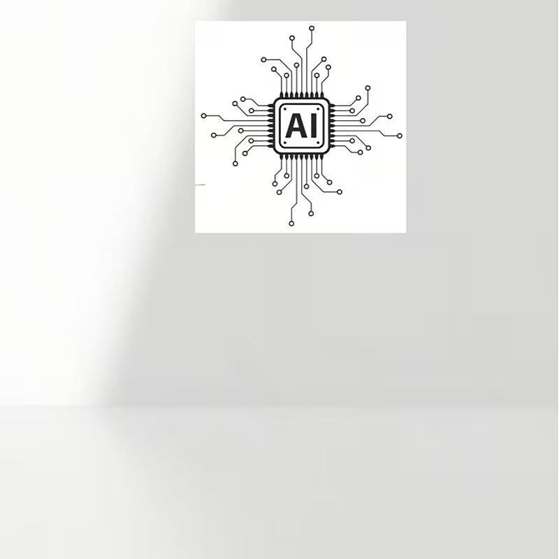 AIテクノロジー回路基板ビニールウォールデカール - 漫画風 - Office Tech Decor のレビューと価格