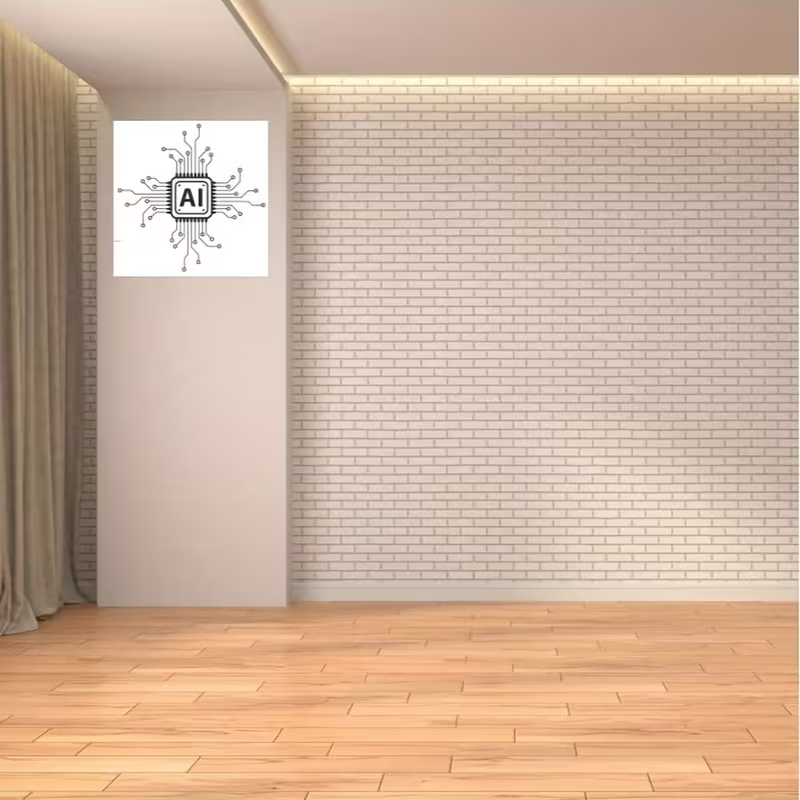 AIテクノロジー回路基板ビニールウォールデカール - 漫画風 - Office Tech Decor のレビューと価格