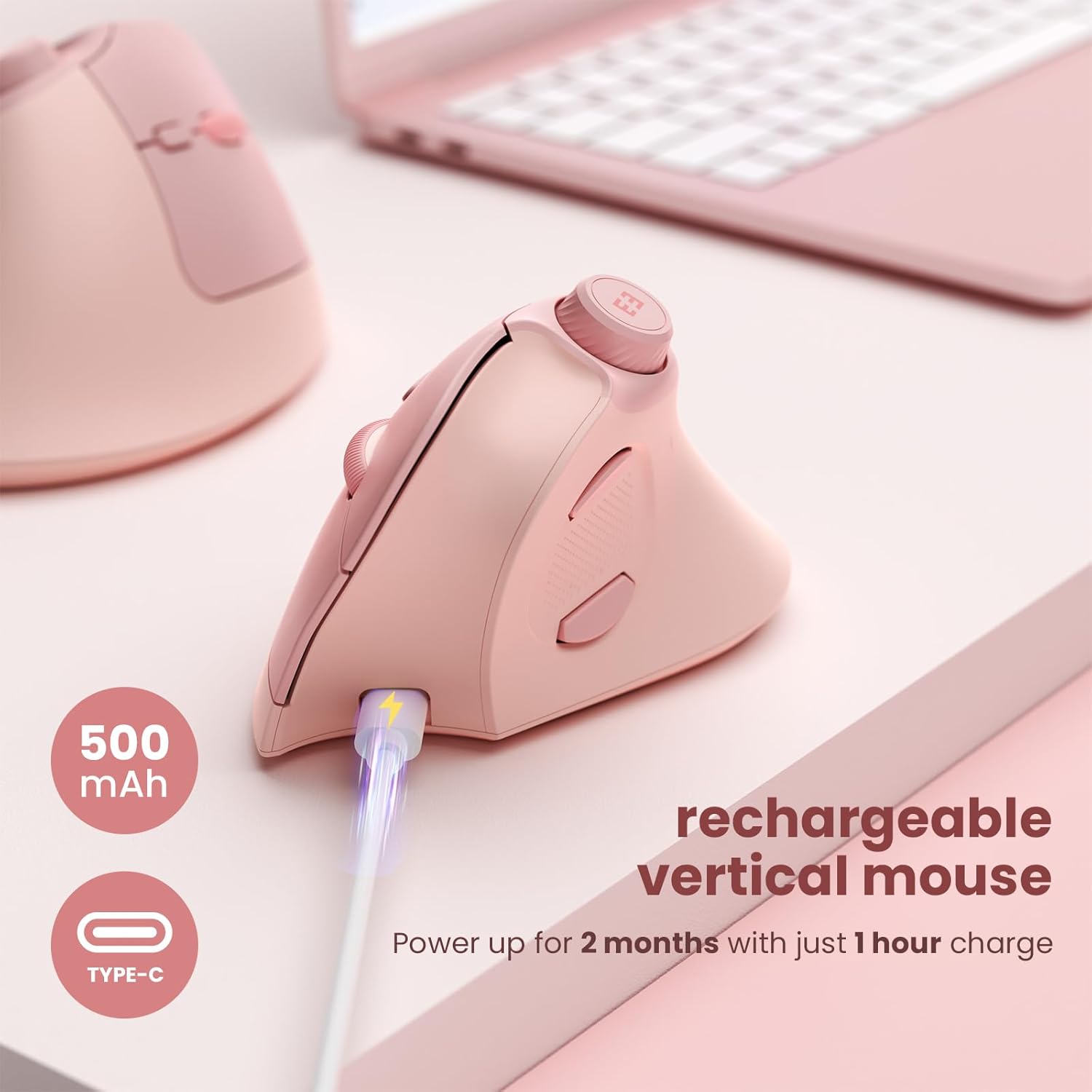Seenda-Bluetoothワイヤレスマウス,2.4g, - Ergonomic Mouse Vertical のレビューと価格