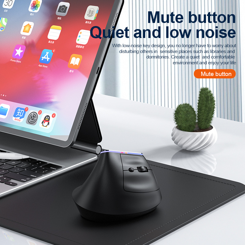ポータブル垂直ワイヤレスマウス充電式 2.4G Blueto - Ergonomic Mouse Vertical のレビューと価格