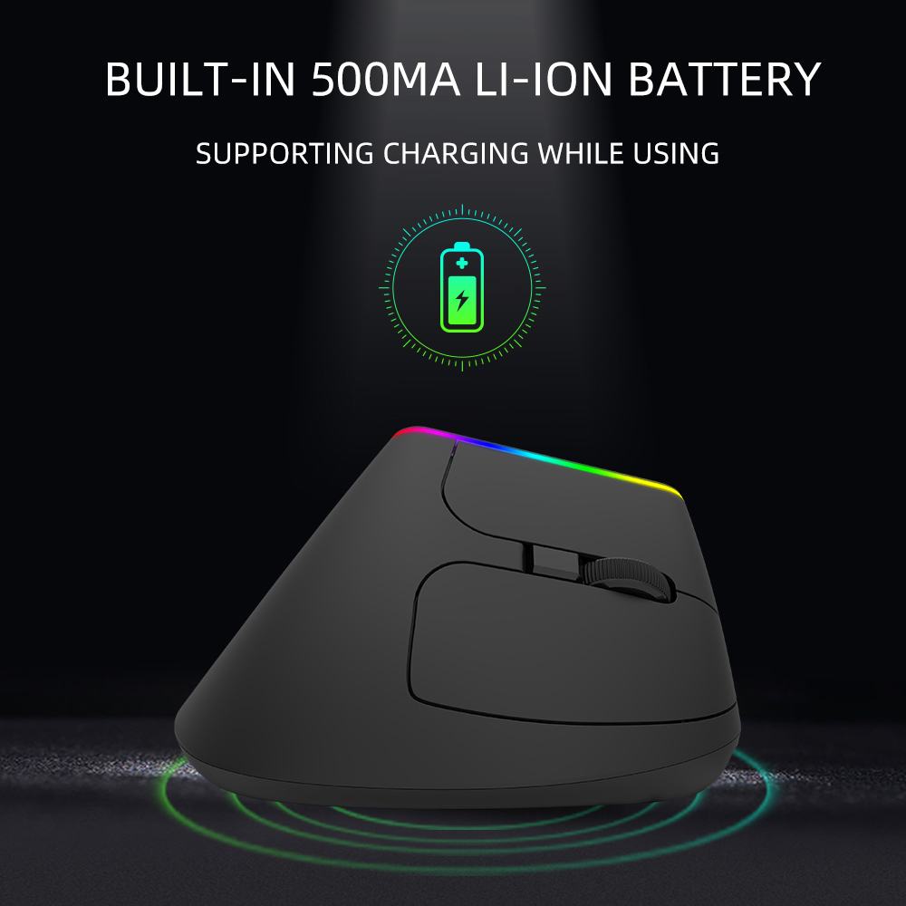 Delux-人間工学に基づいたワイヤレス垂直マウス,充電式, - Ergonomic Mouse Vertical のレビューと価格
