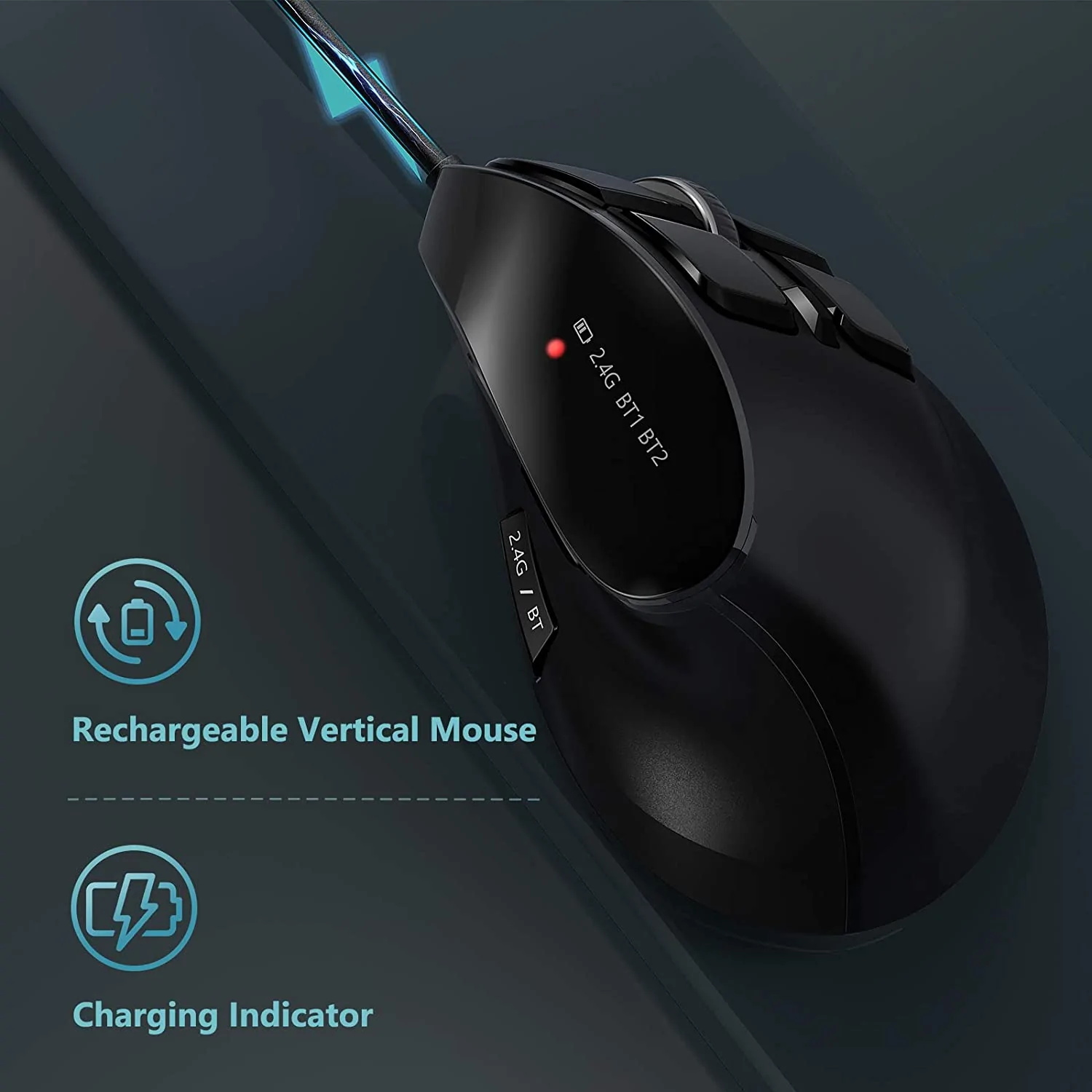 Seenda-ワイヤレス垂直マウス,Bluetooth 3. - Ergonomic Mouse Vertical のレビューと価格