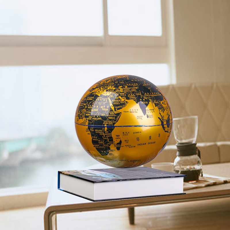 磁気浮上地球儀 8インチ 浮遊地球 ハイテクLEDライトアッ - Office Tech Decor のレビューと価格